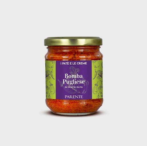 Apulian specialty jar “Bomba Pugliese” Parente