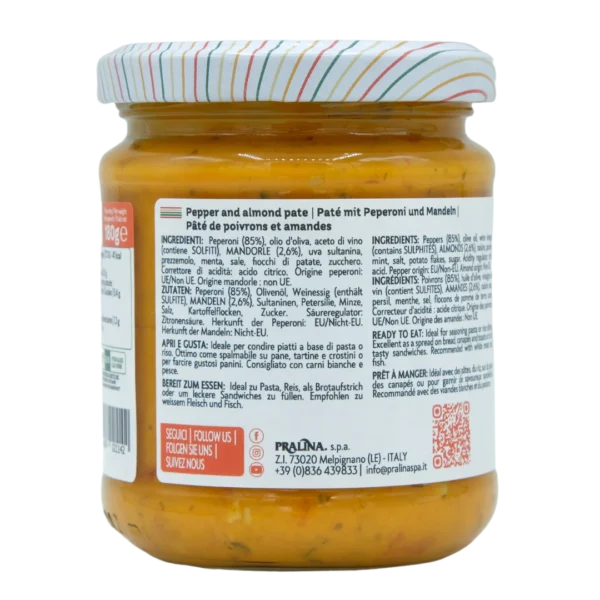 PEPPER AND ALMOND PÂTÉ PR.ALI.NA - obrazek 2