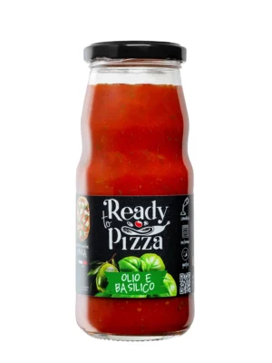 READY-MADE PIZZA SAUCE OLIVE OIL AND BASIL