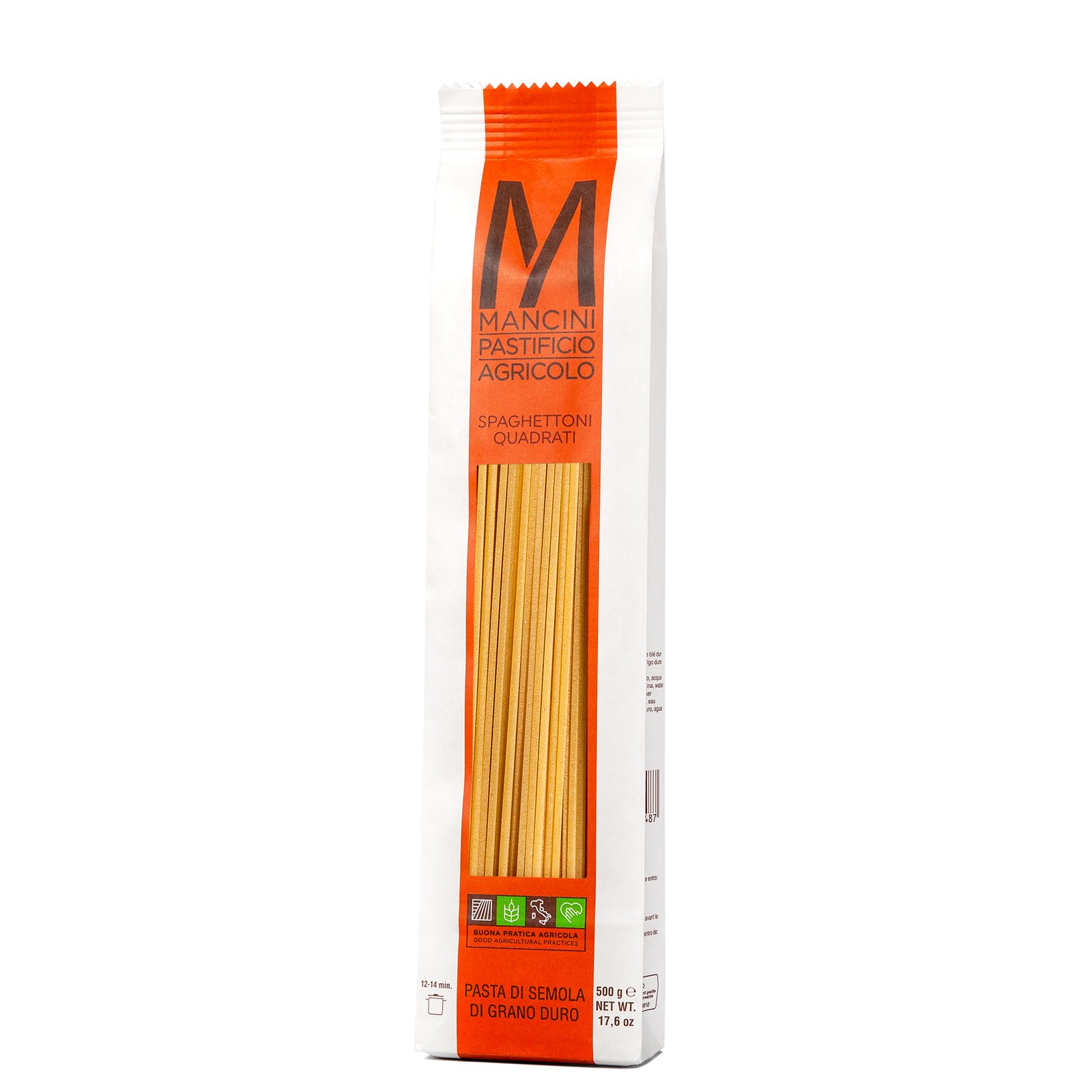ITALIAN PASTA MANCINI – SPAGHETTONI QUADRATI 500g