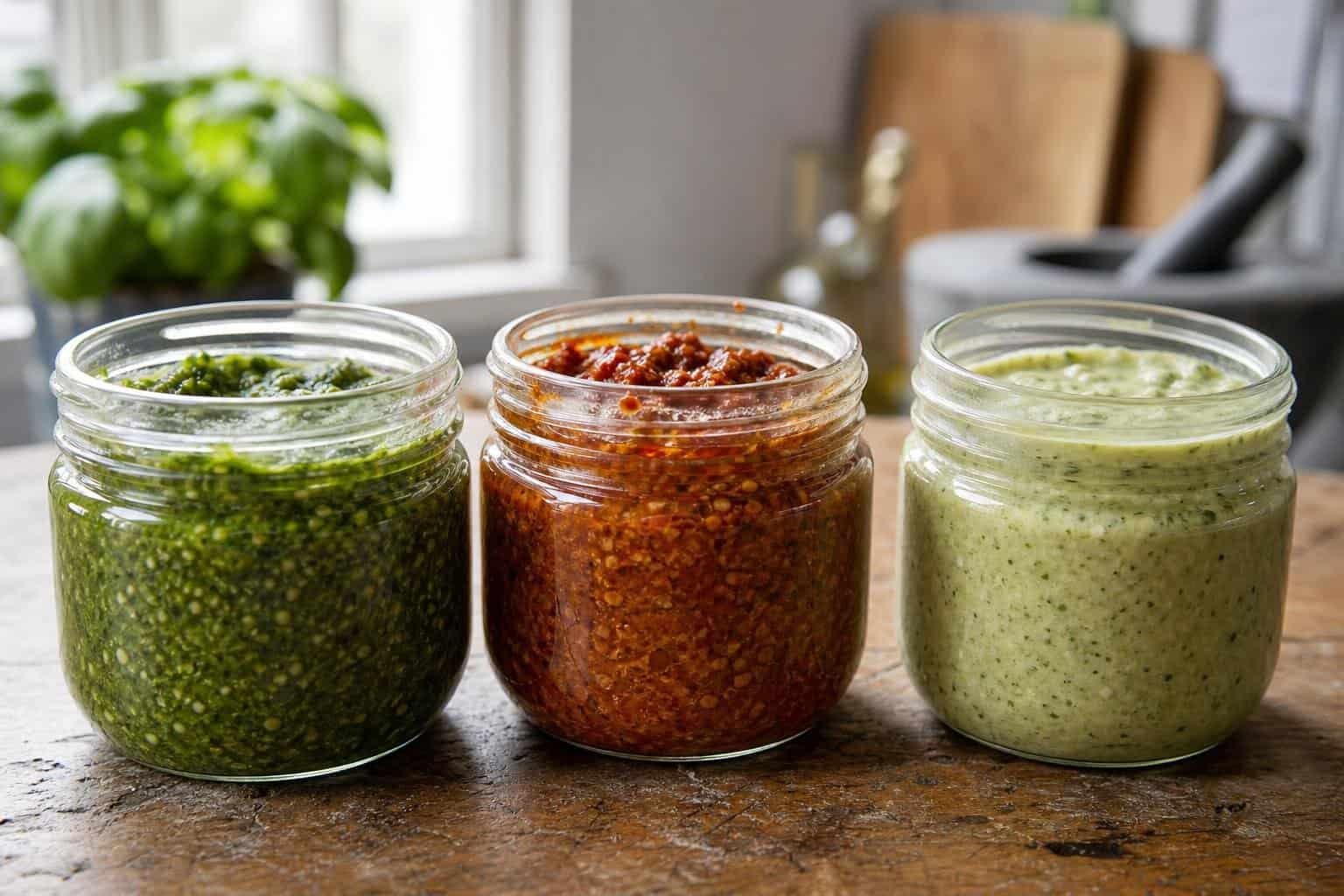 Włoskie pesto: rodzaje, zastosowania i jak wybrać najlepsze.