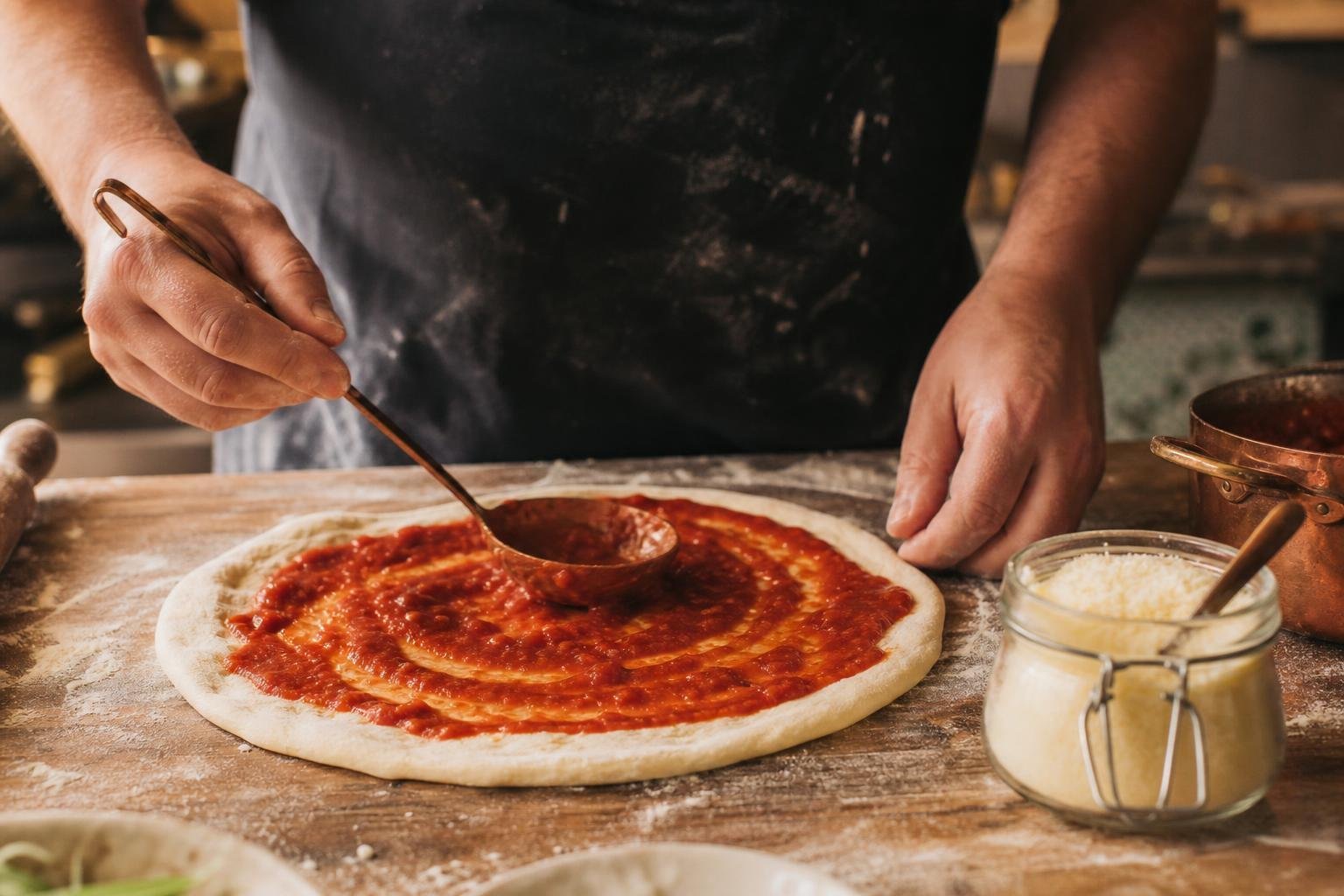 Włoski sos do pizzy Pralina z Pecorino: sekret udanej domowej pizzy