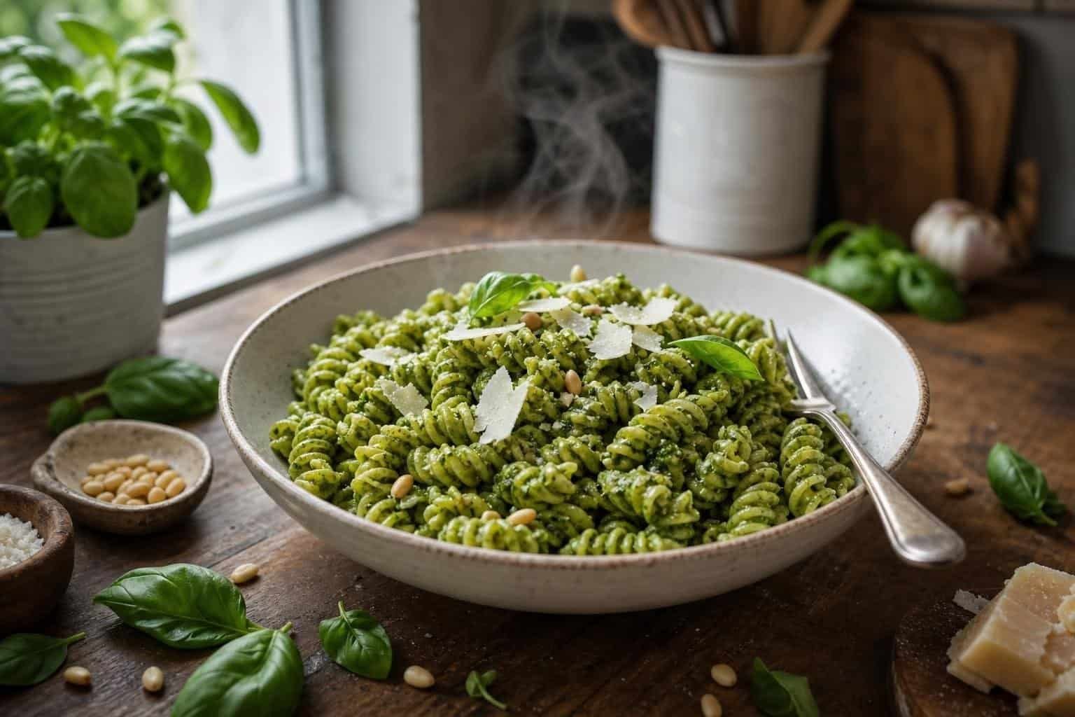 Italian Pesto Pasta: A Complete Guide to Pesto alla Genovese, Pesto Calabrese, and the Best Ways to Serve Them